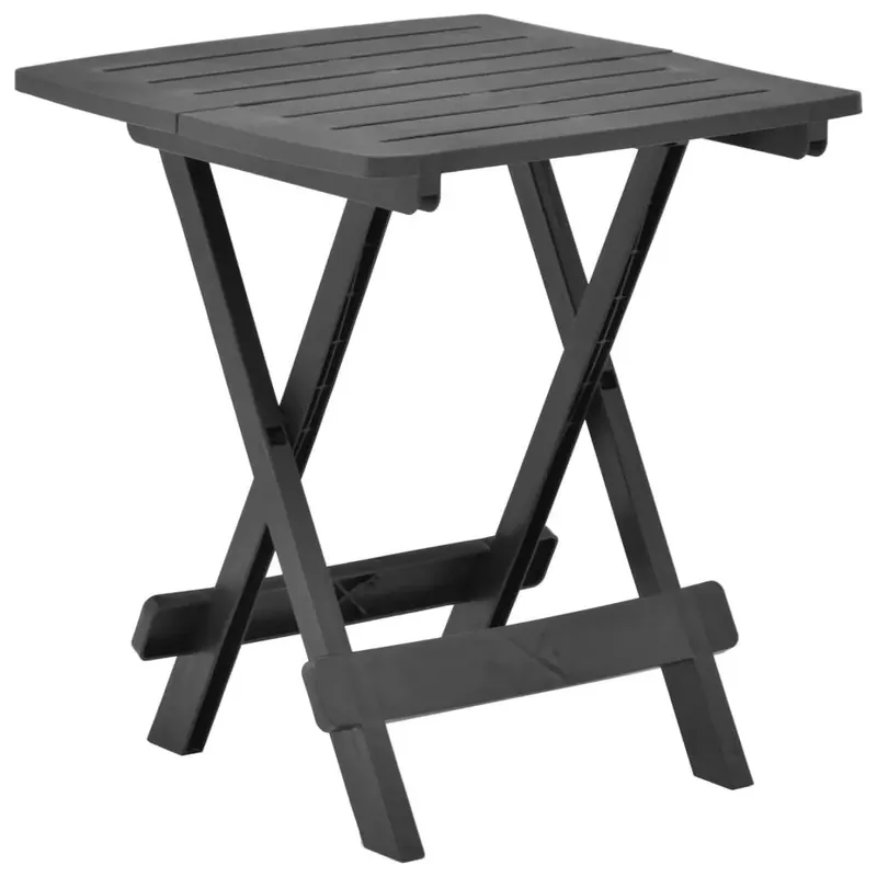 Top-Angebot Gartentisch Klappbar Anthrazit 45x43x50 cm Kunststoff