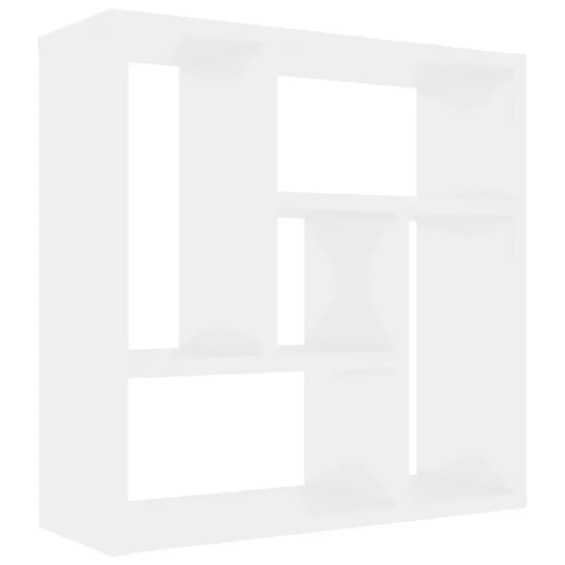 Preis Gesenkt Wandregal Weiß 45,1 x 16 x 45,1 cm mit 5 Fächern