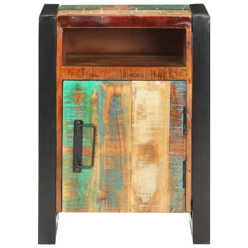 Nachttisch 40x35x55 cm Altholz Massiv Zertifiziert