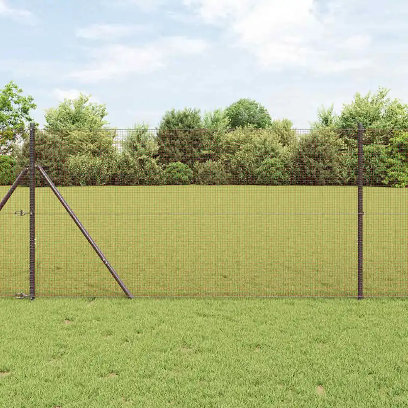 Geschweißter Drahtzaun 2500 x 150 cm Rot für Außenbereich Jetzt Bestellen