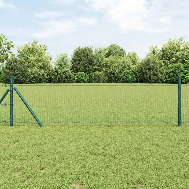 Hexagonzaun Grün 10 x 1 m – Moderner Gartenzaun Schneller Versand