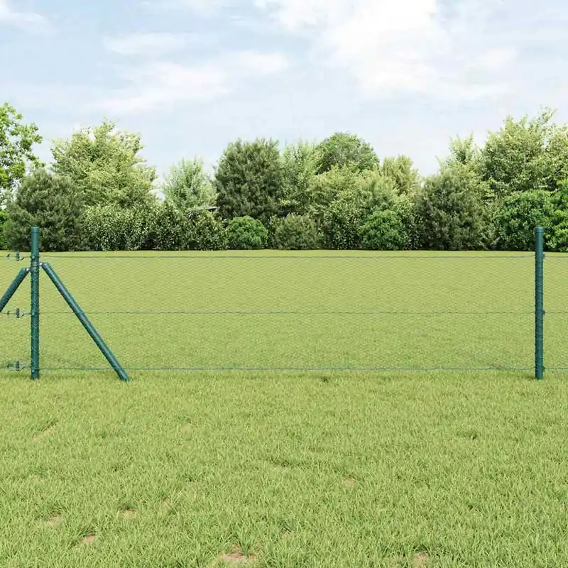 Hexagonzaun Grün 50 x 0,8 m – Moderner Gartenzaun Nur Heute