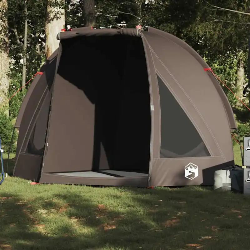 Sofort Bestellen Angelzelt Campingzelt 210x170x125 cm Braun wasserdicht UV-Schutz