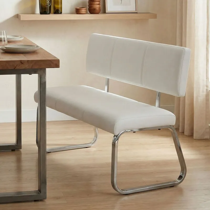 Top-Seller Esszimmerbank VILAS Kunstleder - Weiß