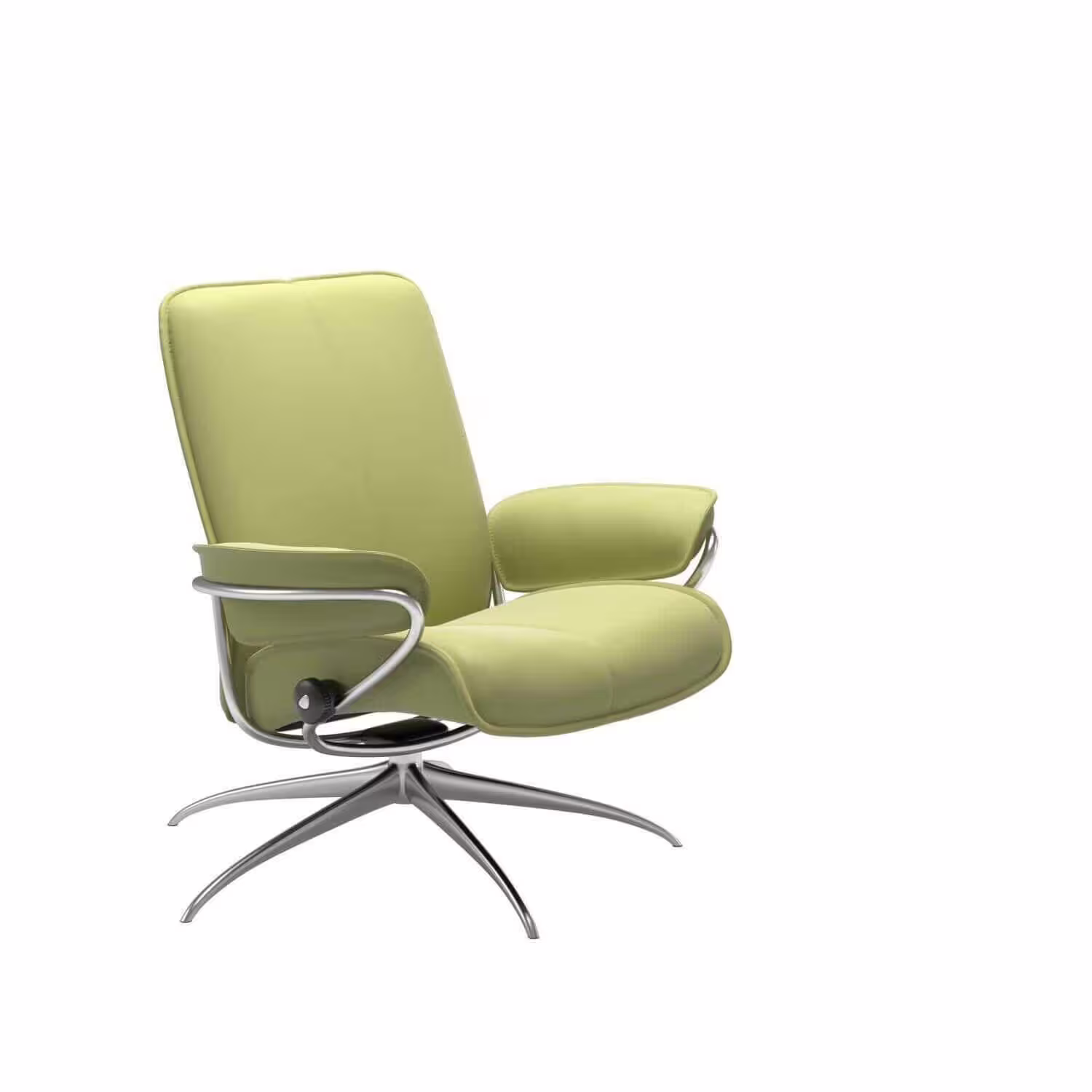 Sale Stressless City niedrige Rückenlehne Standard Base Star Base Leder Paloma Amber Green