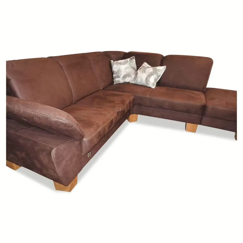 Ecksofa 2170 Flexus Stoff 7 Ohio Mocca Braun Preis Gesenkt