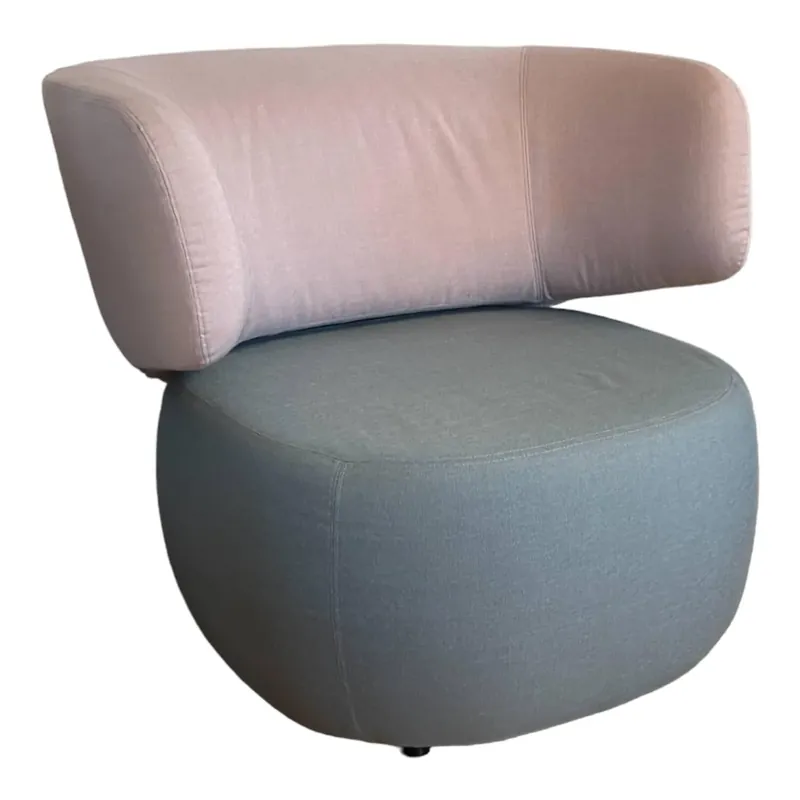 Meistverkauft Sessel Basel Stoff PG 1 Grau Rosa