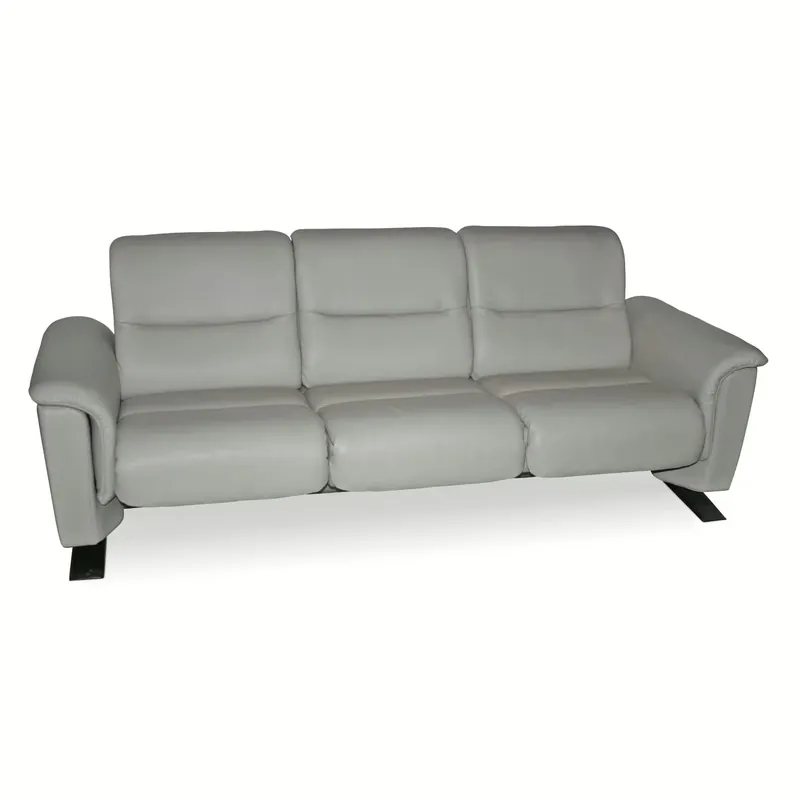 Preisknaller Sofa Panorama Leder Weiß Paloma Relaxfunktion
