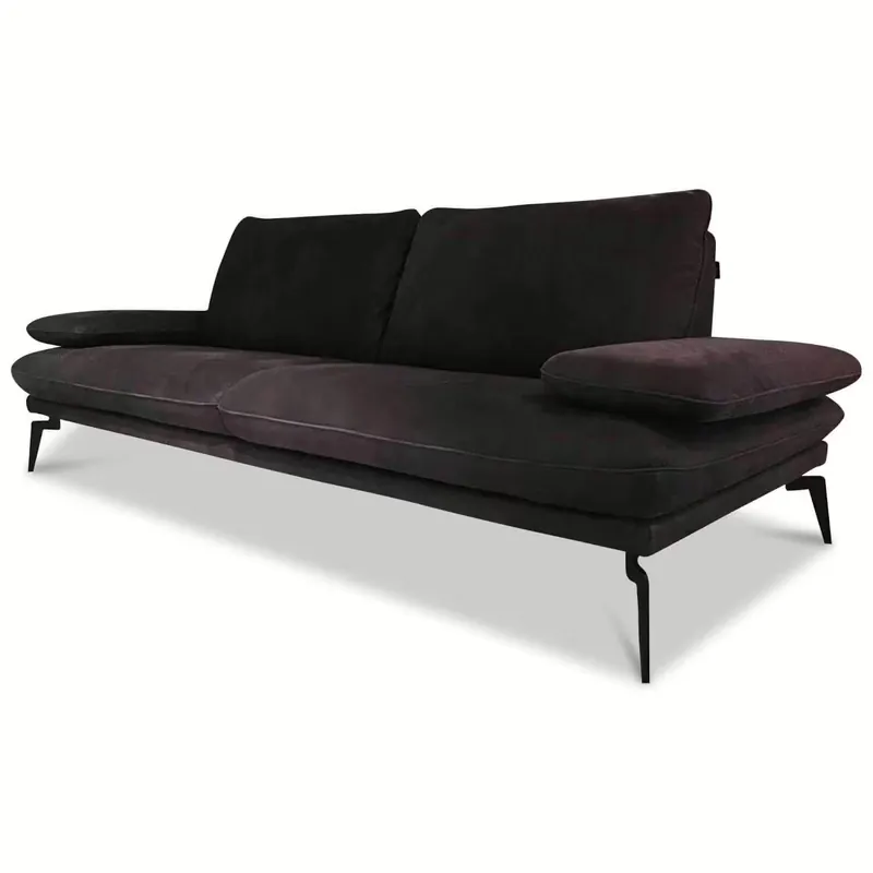 Bestpreis Sofa Vieste Leder Bison Violett