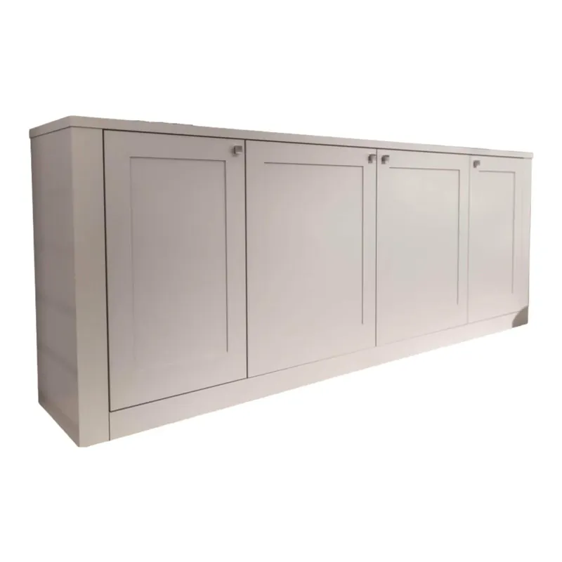 Neue Kollektion Sideboard Tv-Board Framo Lack Ecru Mit Tv-Hub-Mechanismus Und Fernbedienung