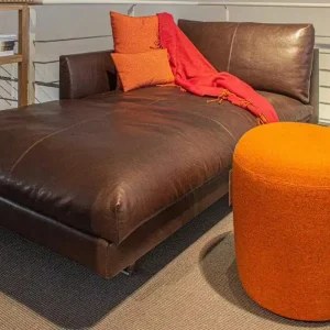 Recamiere Axel Chaiselongue Leder Rancho Moreno Braun Nur Heute