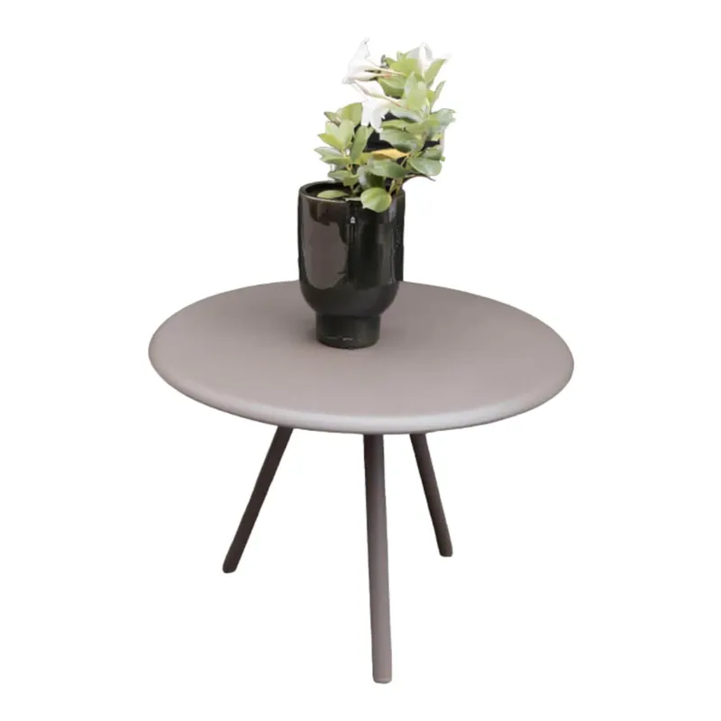 Sichere Zahlung Gartentisch Zebra Aluminium Lackiert Farbe Dunkelbraun
