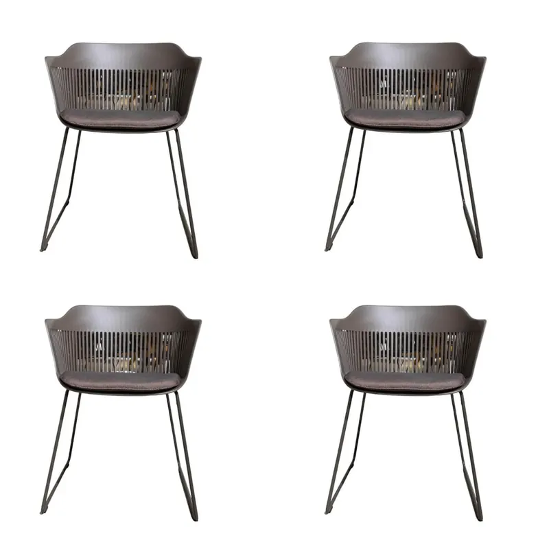 4er Set Armlehnstuhl Aiir Sitzschale Polypropylen Pepper Grau Inklusive Sitzkissen Cat B. Patio 370 Gestell Edelstahl Pulverbeschichtet Black Pepper Grau Jetzt Kaufen