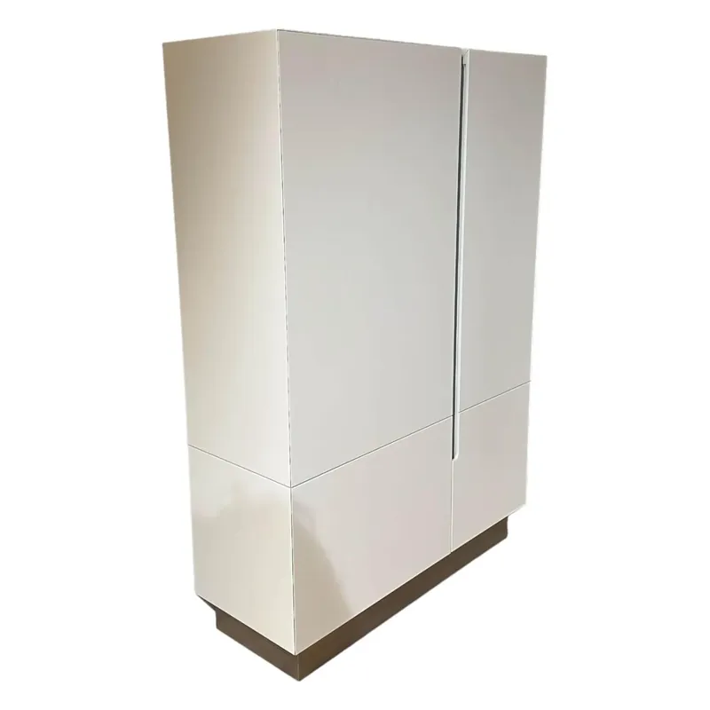 Schrank Smartoffice GAP 100 Lack Matt Pearl Creme Sockel Effektlack Titan Grau Markenware