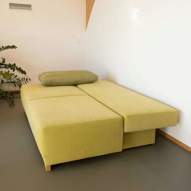 Schlafsofa Mood Stoff Nineteen-94 Hellgrün Abverkauf