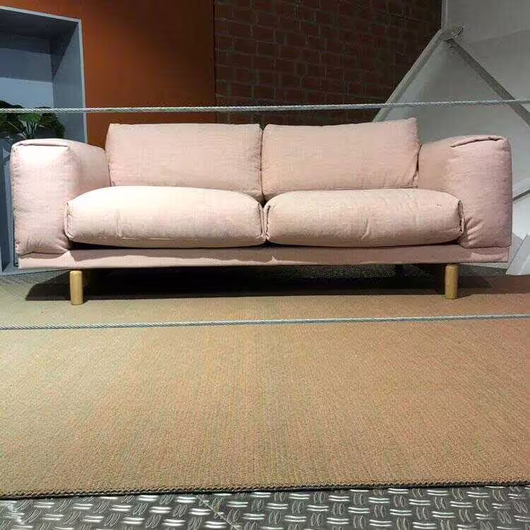 Sofa Rest Stoff 10012 Steelcut Trio 515 Rose Beine Eiche Letzte Chance