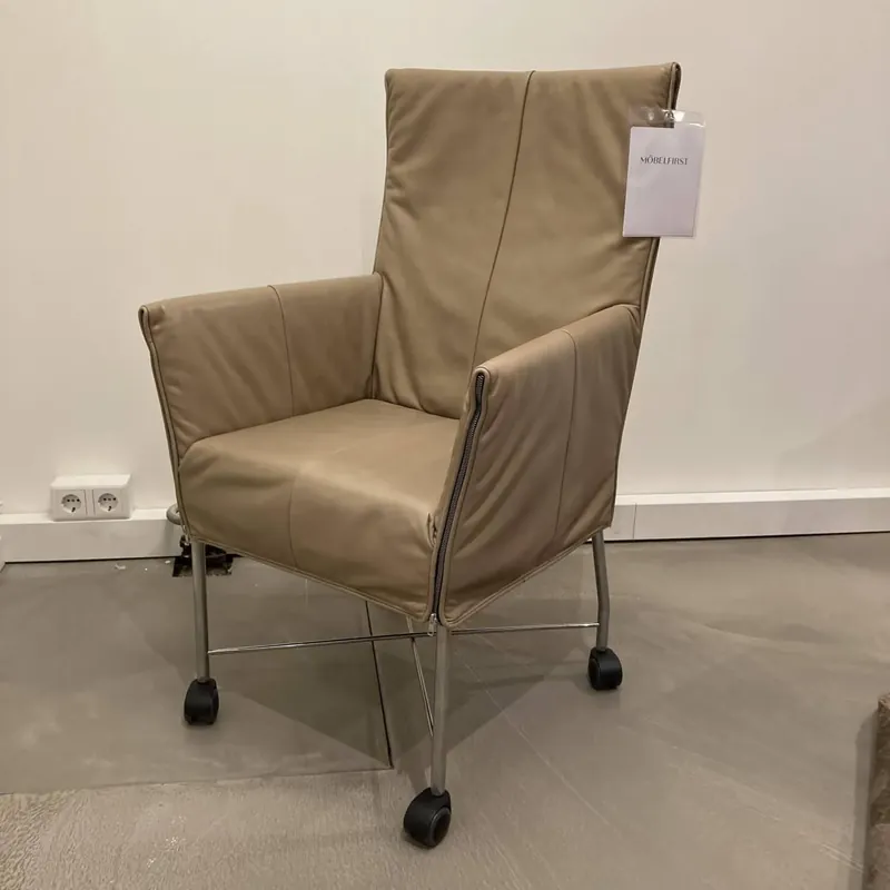 Sessel Chaplin Leder Flex Alpaca Vulkaan Garantierte Lieferung