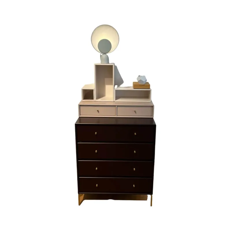 Neu Kommode MDF Lackiert 160 Balsamic Dunkelbraun 137 Mushroom Hellbraun Und 158 Oat Beige