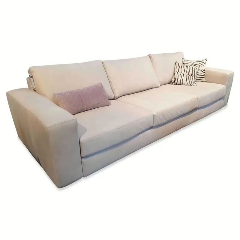 Heißes Angebot Sofa M 100 Nubukleder Twilight 16014 Grey