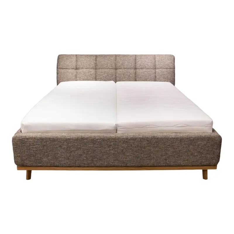 Polsterbett Mila Bezug Stoff Building 801 Braun Lattenrost Klappbar Mit Bettkasten Ausverkauf