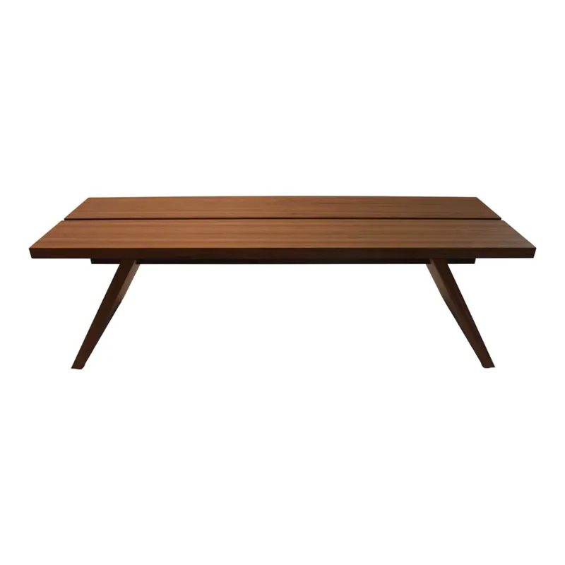 Bank Bench Massivholz Mit Mittelfuge 01 Nussbaum Matt Klein Saisonangebot