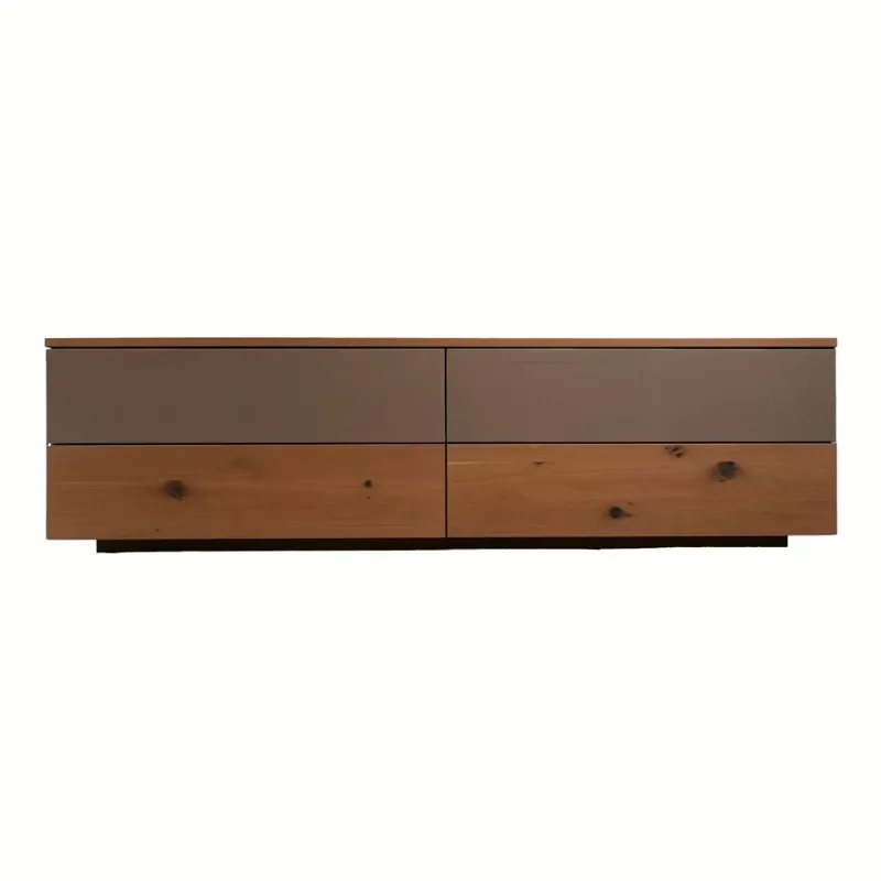 Sideboard TV-Möbel Cubus HEWW9 Eiche Wildsortierung Weißöl Touchbeschlag Lautsprechklappe Knallerangebot