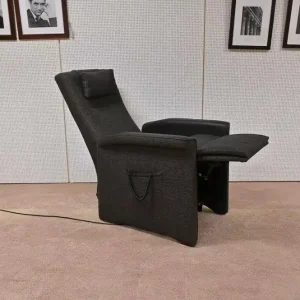 Direktkauf Relaxsessel Brugge Large Stoff Oslo Braun Leder Toledo Caffe