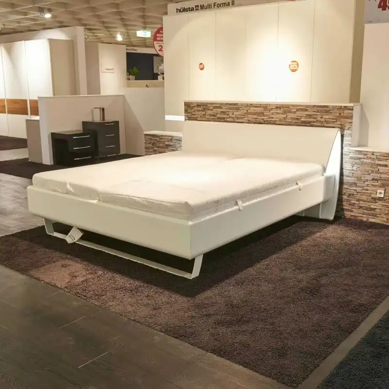 Bett Pulso Lack Reinweiß Innen Lack Weiß Griffe Lack Reinweiß Knallerangebot