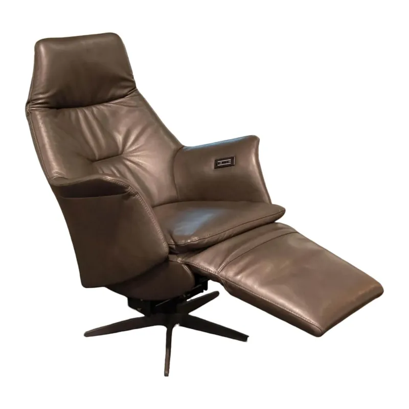 Relaxsessel Twinz 8001 Leder Farbe Dunkelbraun Mit 2 Motoren Und Aufstehhilfe Sonderaktion