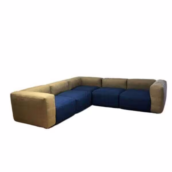 Günstig Ecksofa Mags Soft Stoff Vidar Tonus Braun Blau
