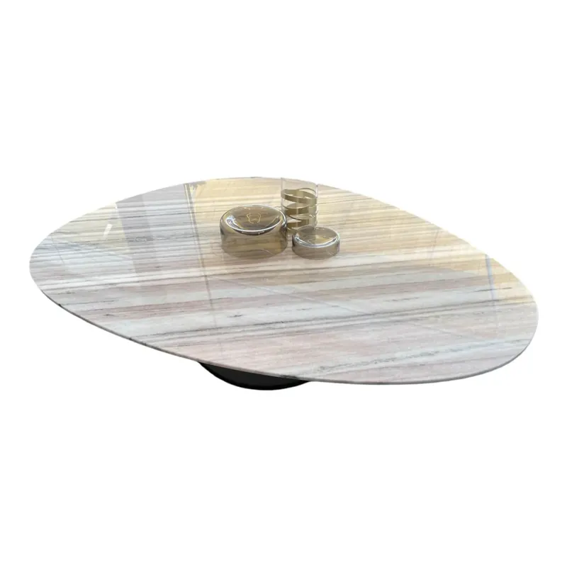 Top-Seller Beistelltisch Galet Marmor Zebrino