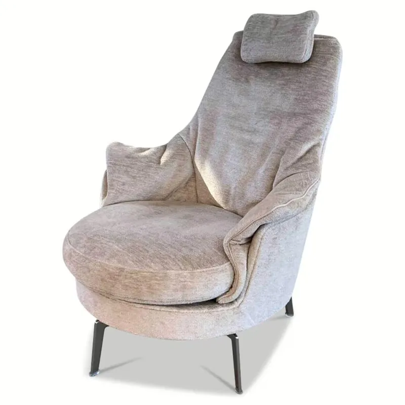 Drehbarer Sessel Stoff Extra Guscioalto Light 15M21/15M99 Creme Saisonangebot