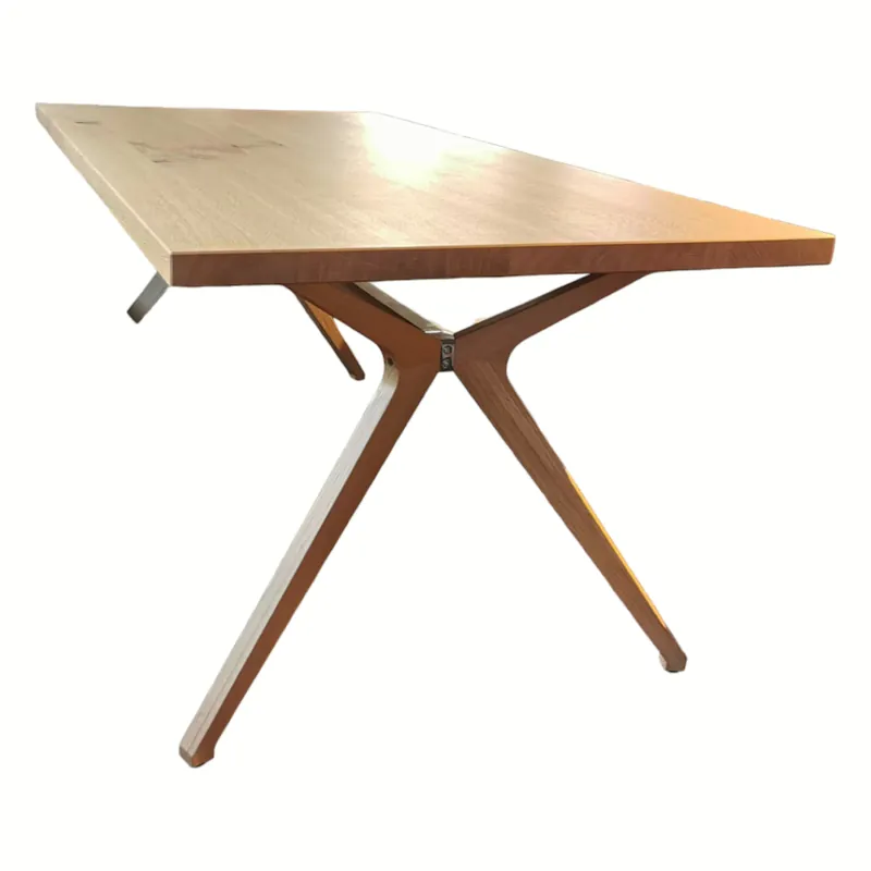 Schreibtisch W Table Asteiche Natur Glatt Geölt Geprüft