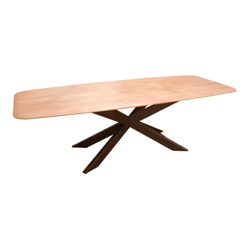 Heißes Angebot Esstisch Copenhagen Holz Eiche Nordico Predisposto Gestell Star Ferro Bronzo