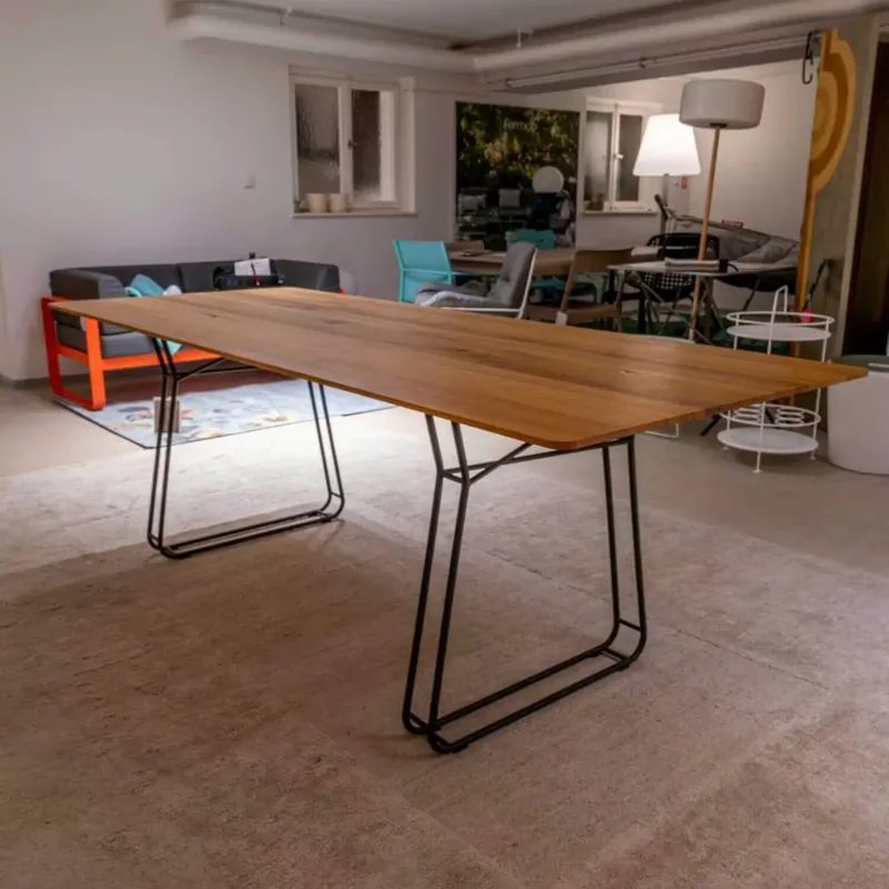 Tisch Figura Eiche Gestell Schwarz Billig