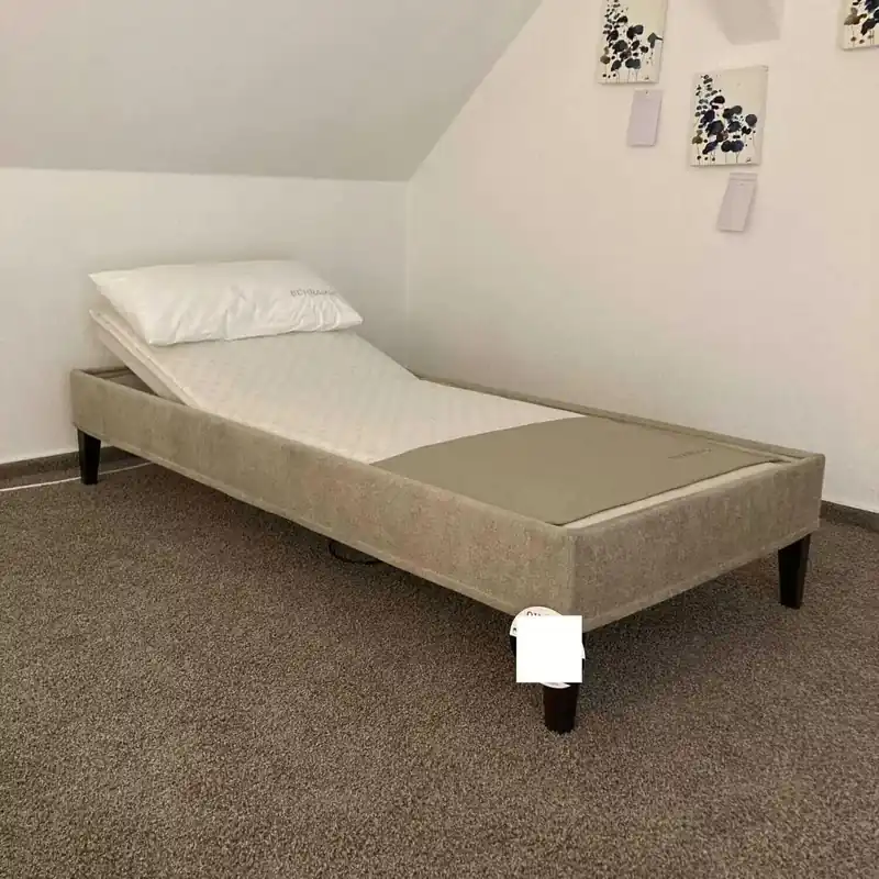 Einzelbett BA18-80 M2 Classic Gestell Motorisch Verstellbar Eiche Wenge ohne Matratze Super-Preis