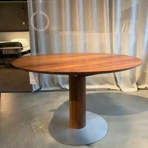Esstisch Domino Plus Nussbaum Massiv Natur Geölt mit Auszugsfunktion Zertifiziert