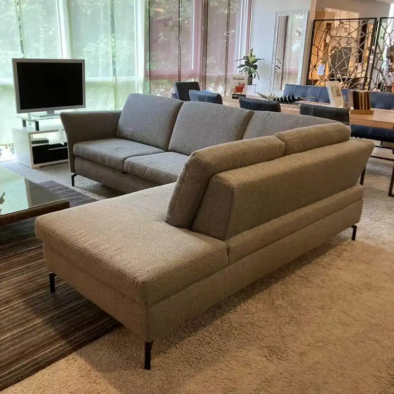 Meistverkauft Sofa Milano Modell 6283 Stoff Stoff Q2 Stoffgruppe 40 mit Schlaffunktion
