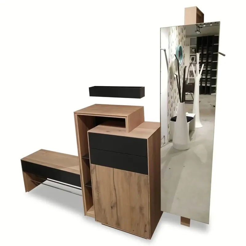 Bestseller Garderobe PU 72 mit schwenkbarem Spiegelpaneel