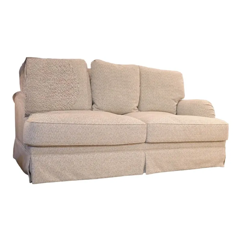 Sofa Melody Stoff Aubrey 04 Füße Buche Natur mit Schabracke Zertifiziert