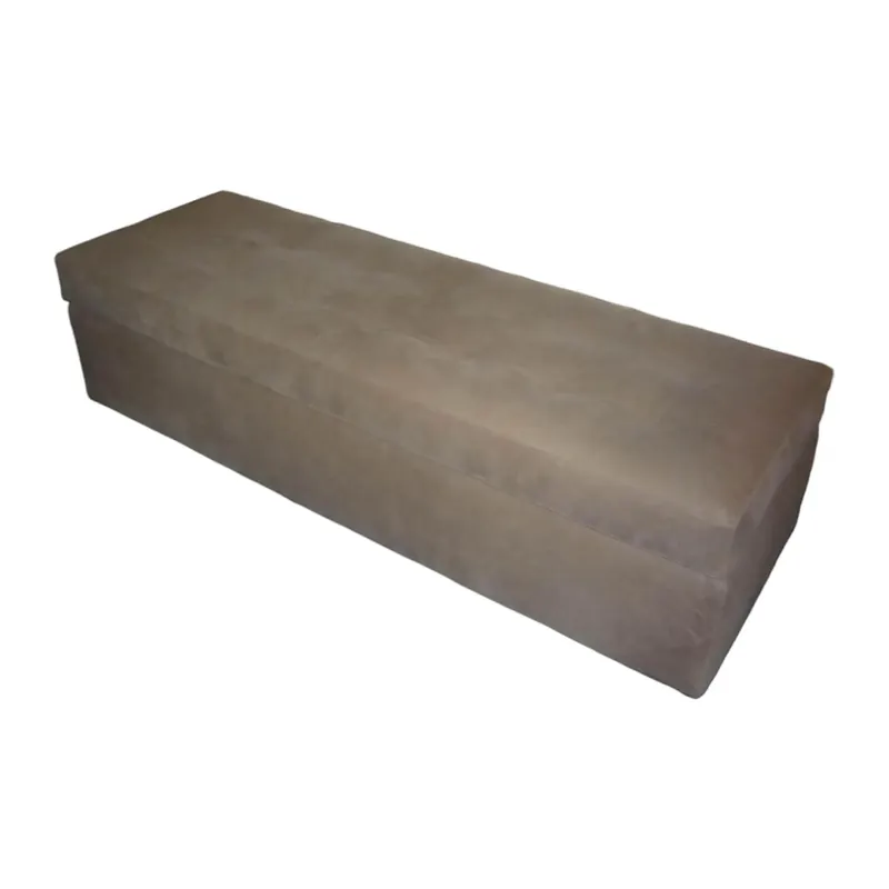 Sale Bänkchen Iko Lederbezug Pelle Natural Marrone Braun