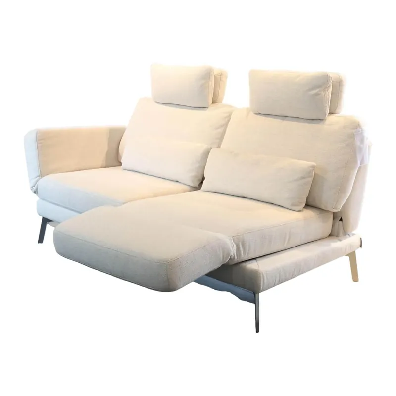 Beliebt Sofa RA My Basic 22002 Style Nature 10 Creme Metallfuß 300 Chrom Matt