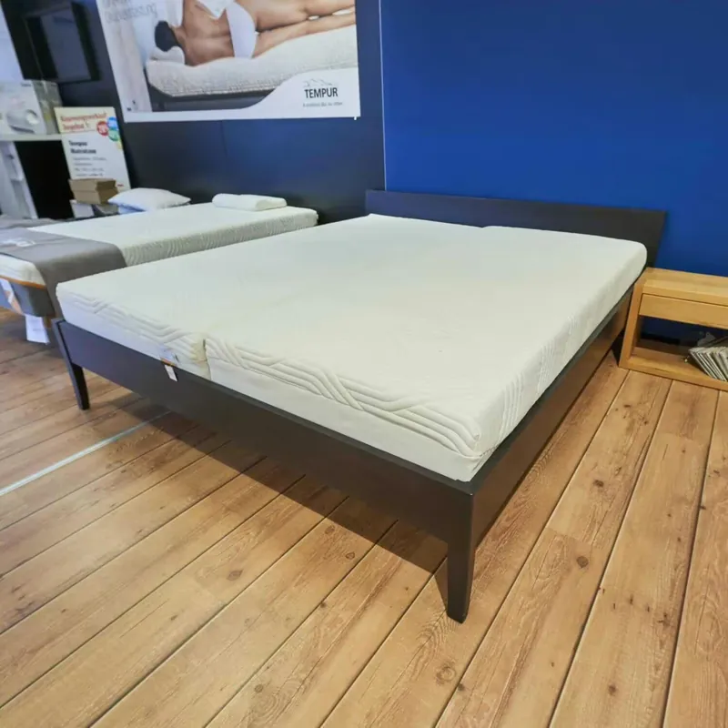 Bestpreis Massivholzbett Cama Buche Schwarz Massiv ohne Matratzen