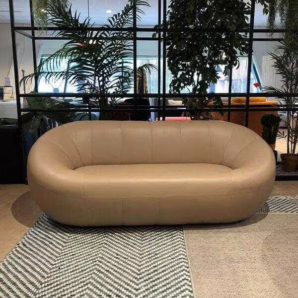 Abverkauf 2-Sitzer-Sofa Capsule Zweisitzer Leder Saddle Braun