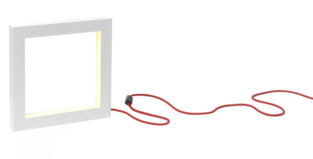 Beliebt Rahmenleuchte Frame Klein Pulverbeschichtet Weiß