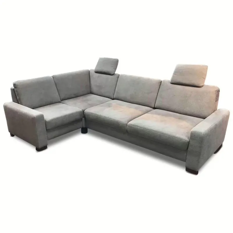 Direkt Vom Hersteller Ecksofa Puzzle Stoff Beige Grau