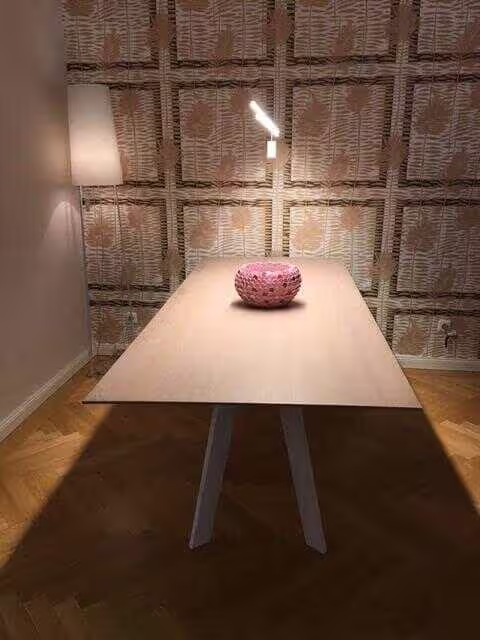 Sonderaktion Esstisch Eiche Weiß Pigmentiert Gestell Buche Weiß Lackiert