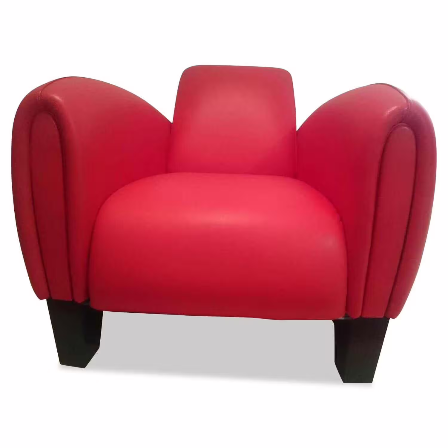 Direktkauf Sessel DS 57 Bugatti Leder 2868 Living Rosso Rot Füße Schwarz