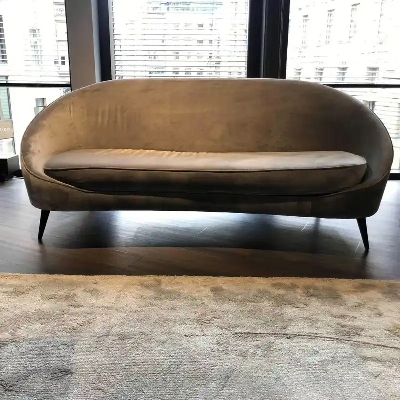 Neu Sofa Nido Azimut Stoff Azumit Grau-Blau