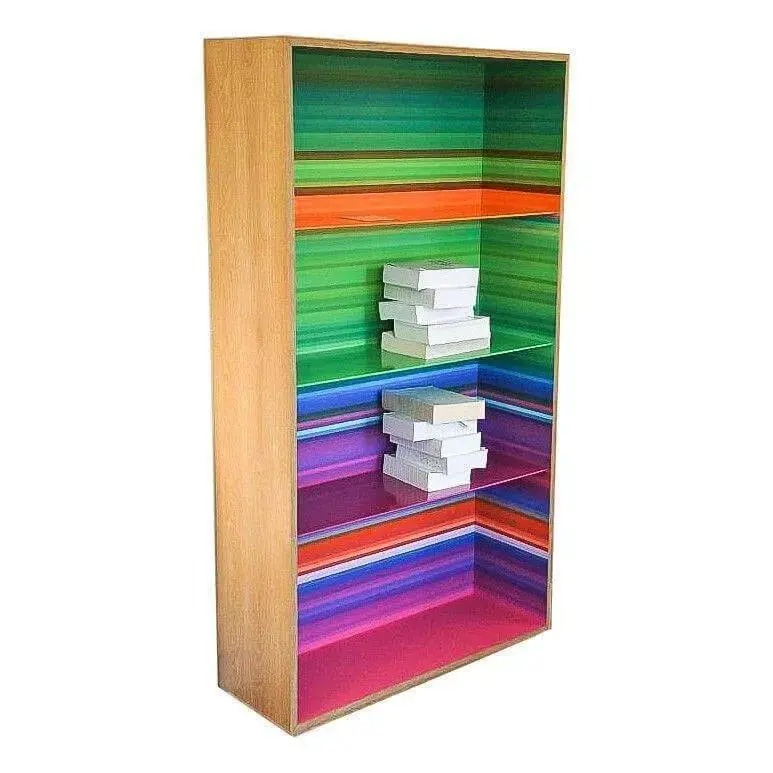 Direktkauf Bücherregal Color Fall CM9036-RNVE Eiche Multicolour Grün Violett Orange